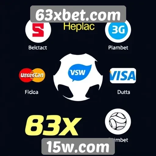 Métodos de pagamento aceitos no 63xbet.com