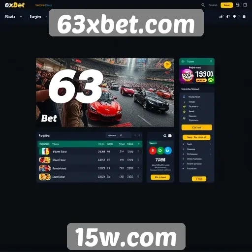Interface amigável do usuário no 63xbet.com
